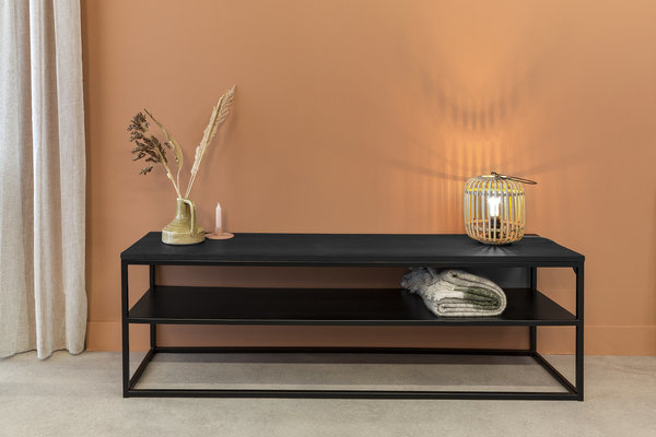 Tv meubel, Bern,  160x40x50 cm, O340 zwart