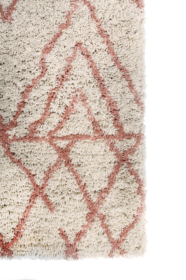 Karpet Emery, 200x300 cm, C712 naturel/roze
